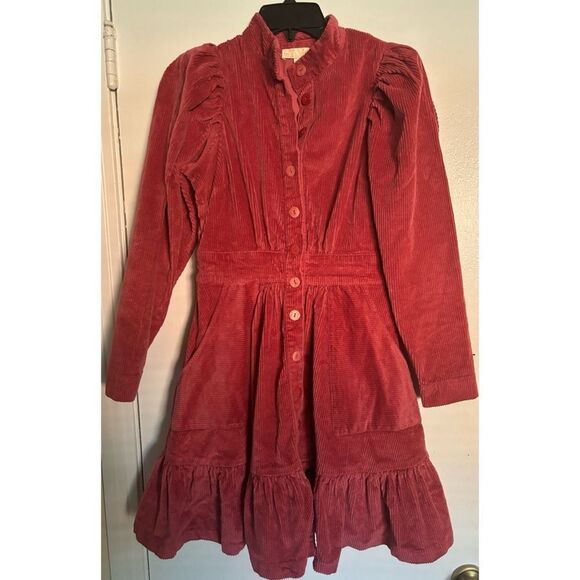 byTiMo
Corduroy Mini Dress in Berry Size S - Picture 6 of 9